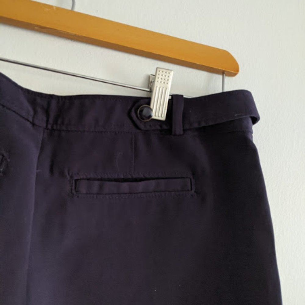 Banana Republic Navy Blue Dress Shorts Size 2 - Picture 4 of 11